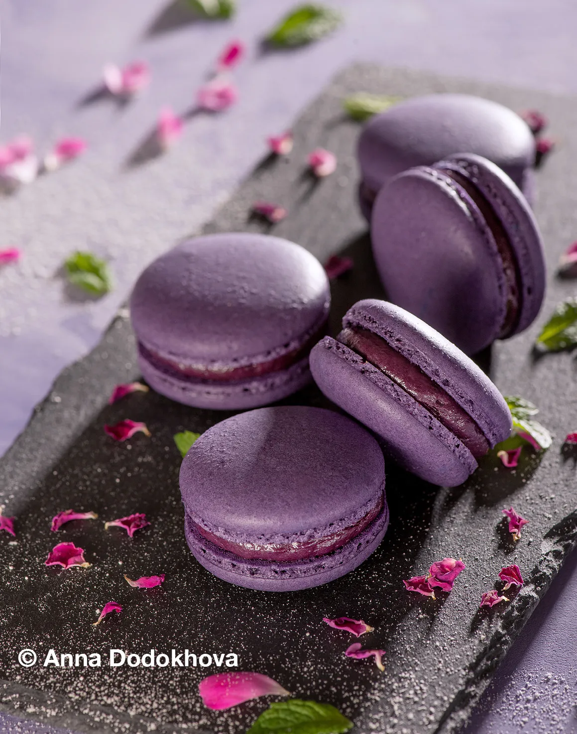 Фотосъёмка макарон кондитерской Jon Macaron. Фуд-фотограф, фуд-стилист Анна Додохова