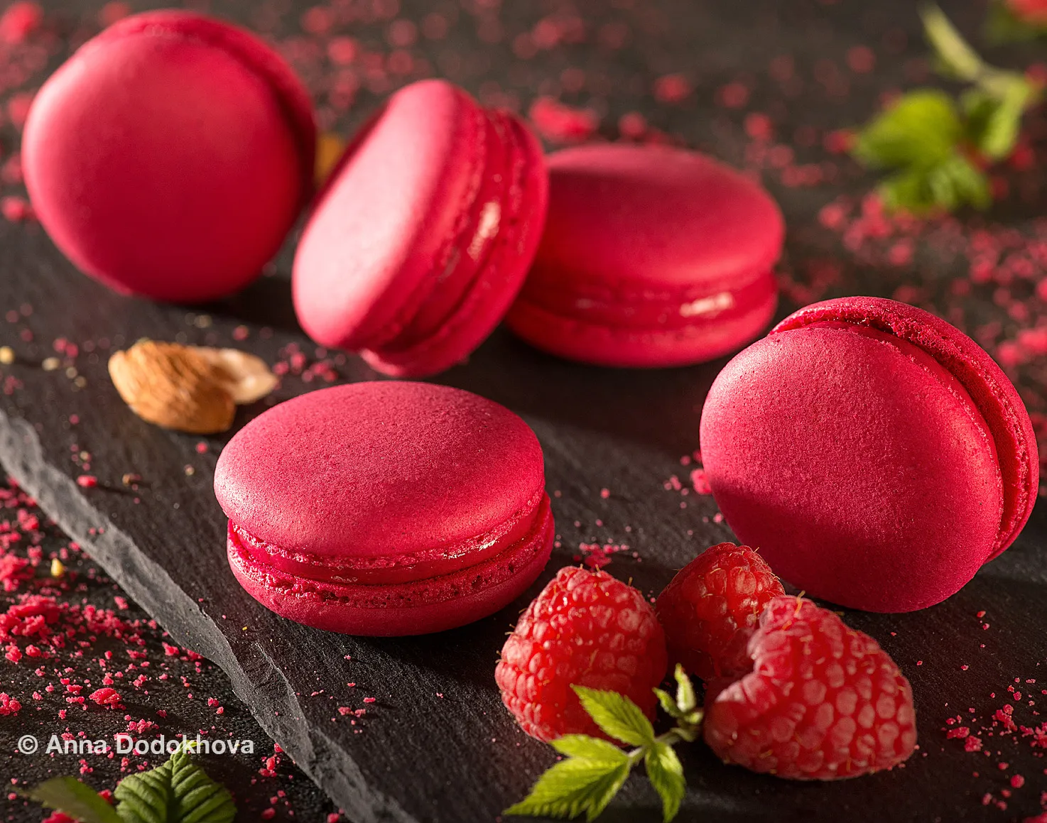 Фотосъёмка макарон кондитерской Jon Macaron. Фуд-фотограф, фуд-стилист Анна Додохова