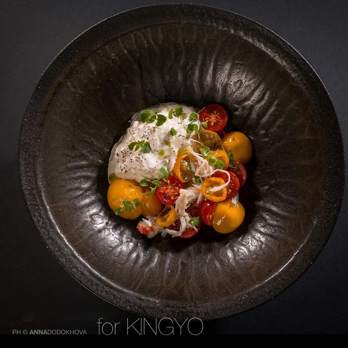 Фотосъёмка блюд ресторана японской кухни Kingyo. Фуд-фотограф, фуд-стилист Анна Додохова