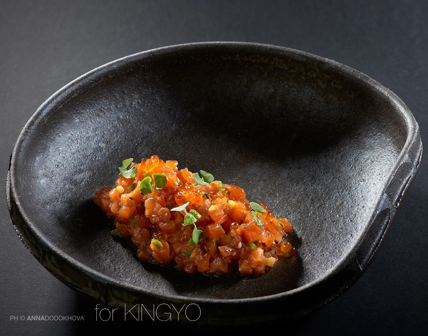 Фотосъёмка блюд ресторана японской кухни Kingyo. Фуд-фотограф, фуд-стилист Анна Додохова