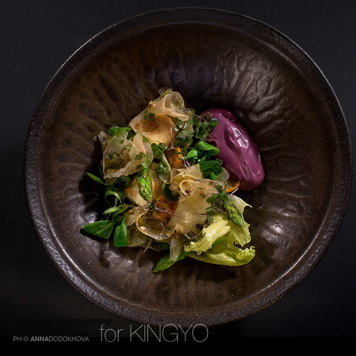 Фотосъёмка блюд ресторана японской кухни Kingyo. Фуд-фотограф, фуд-стилист Анна Додохова