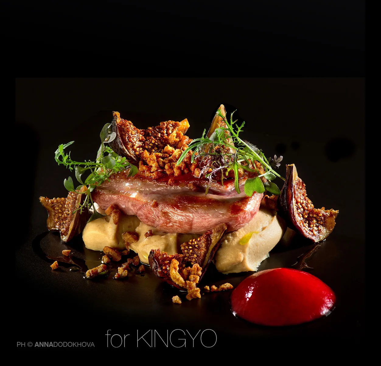 Фотосъёмка блюд ресторана японской кухни Kingyo. Фуд-фотограф, фуд-стилист Анна Додохова