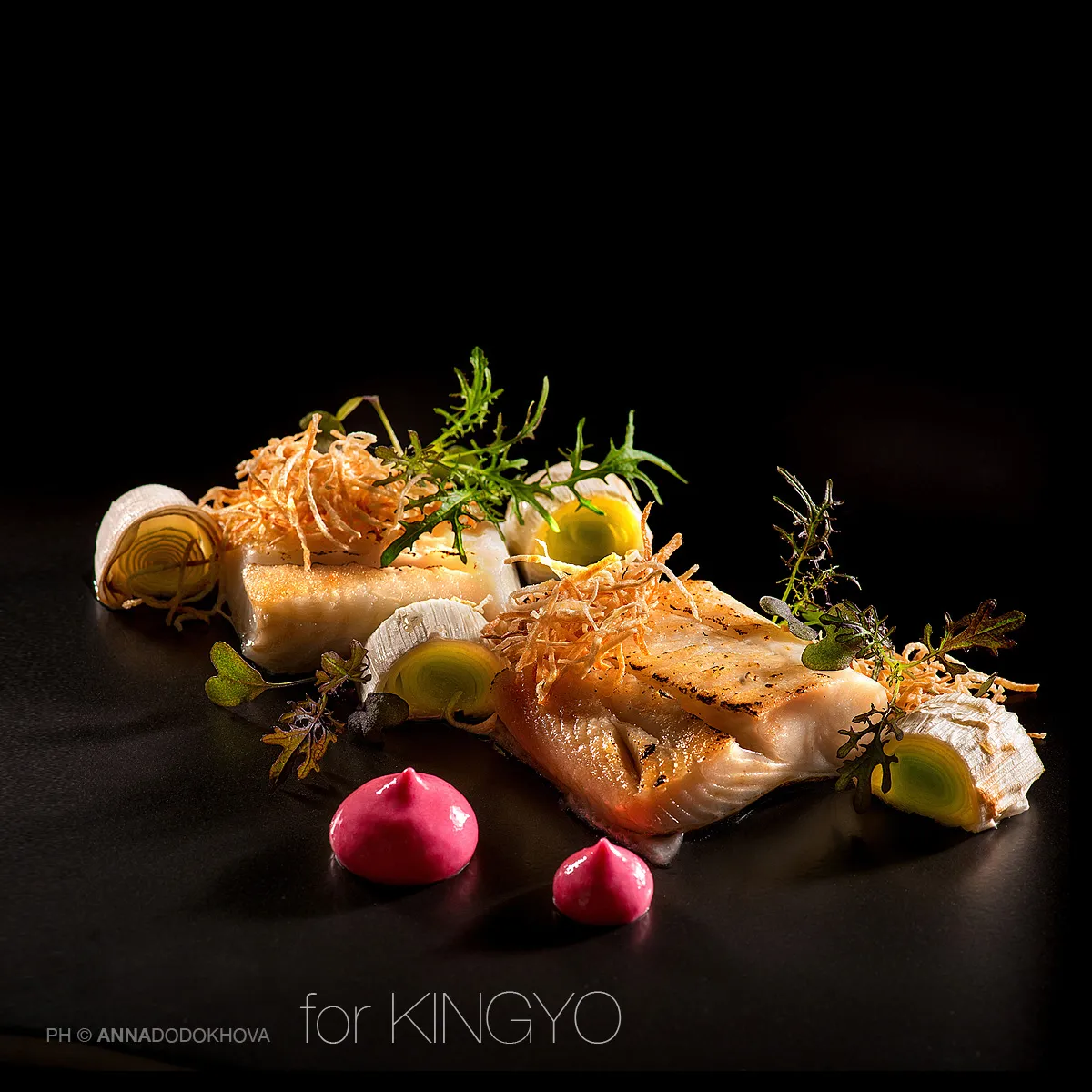 Фотосъёмка блюд ресторана японской кухни Kingyo. Фуд-фотограф, фуд-стилист Анна Додохова