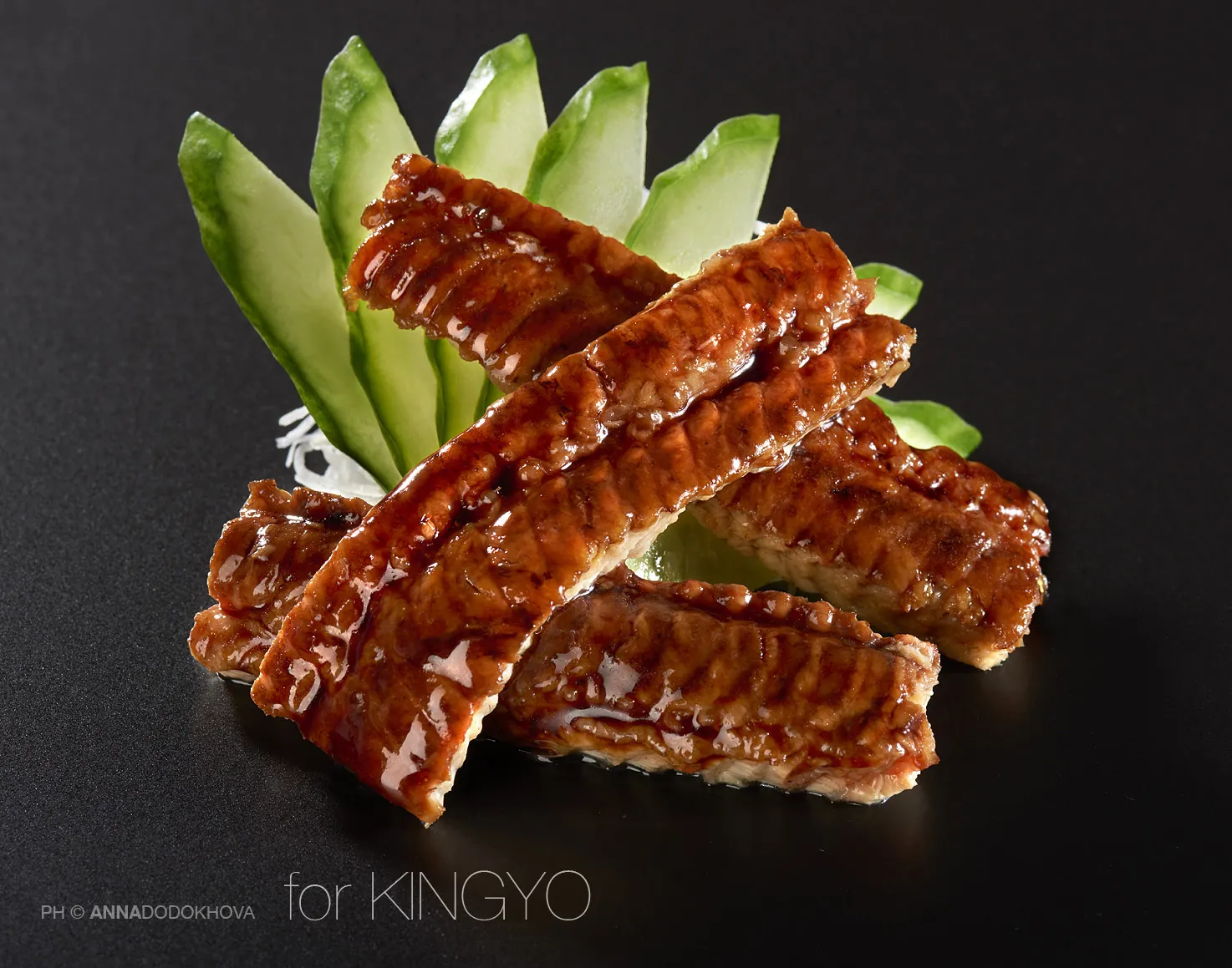 Фотосъёмка блюд ресторана японской кухни Kingyo. Фуд-фотограф, фуд-стилист Анна Додохова