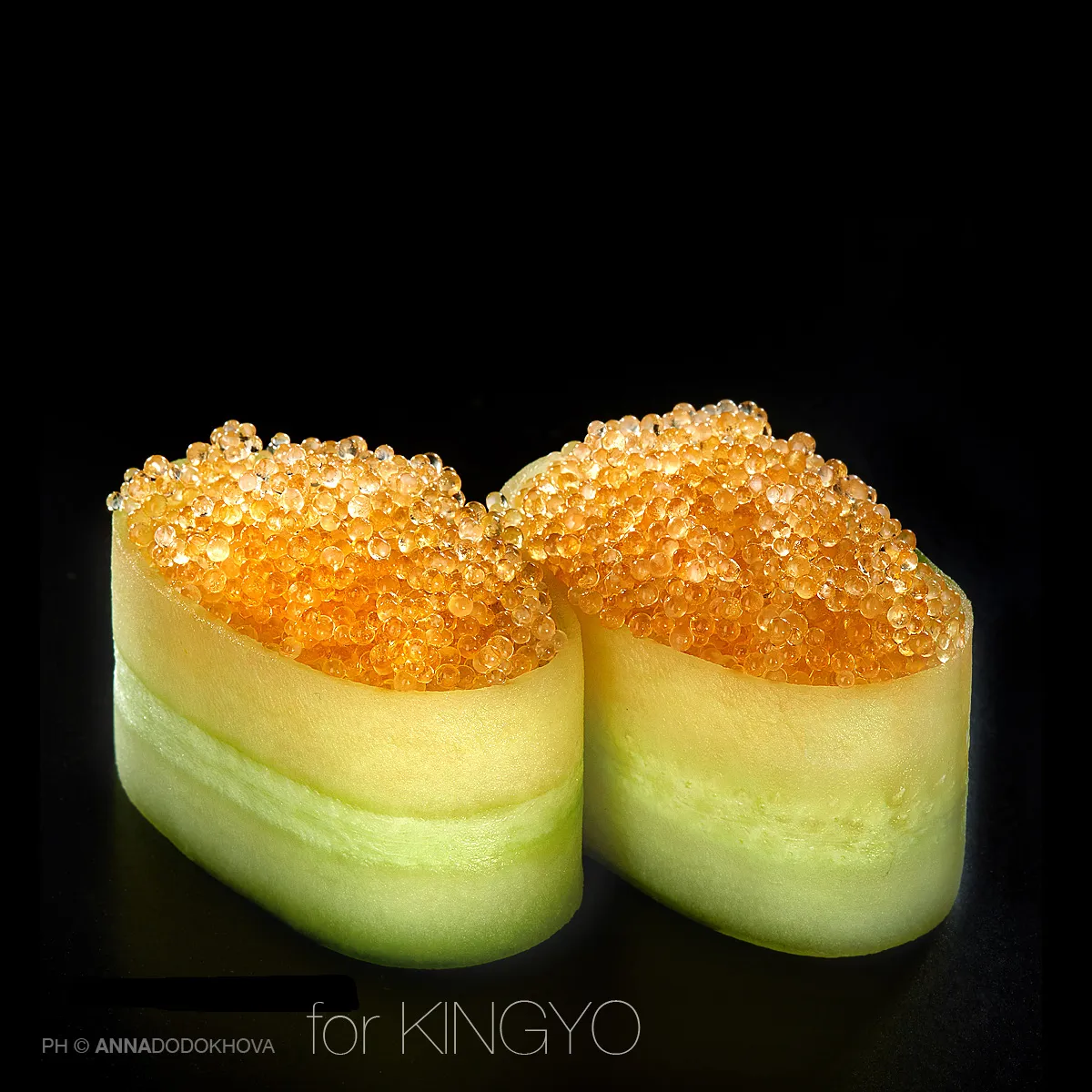 Фотосъёмка блюд ресторана японской кухни Kingyo. Фуд-фотограф, фуд-стилист Анна Додохова