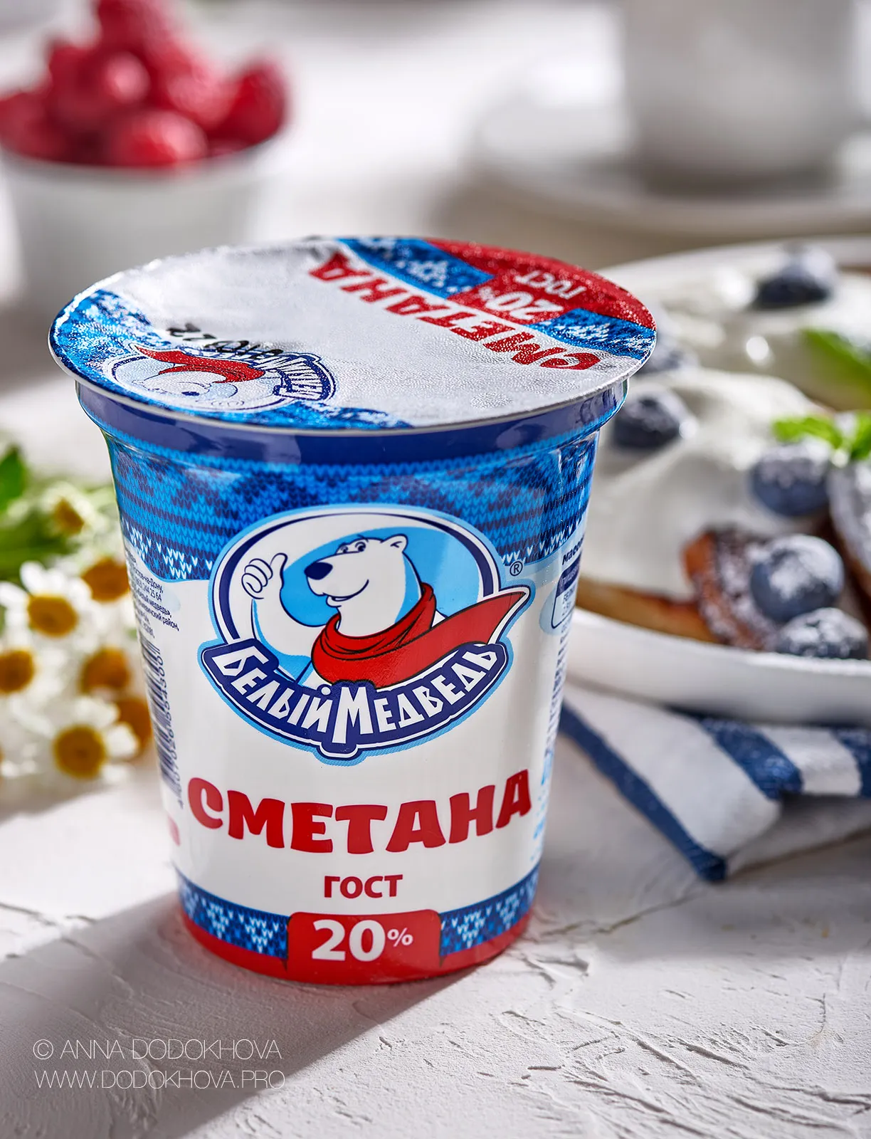 Рекламная фотосъёмка продукции компании Белый Медведь. Фуд-фотограф, фуд-стилист Анна Додохова